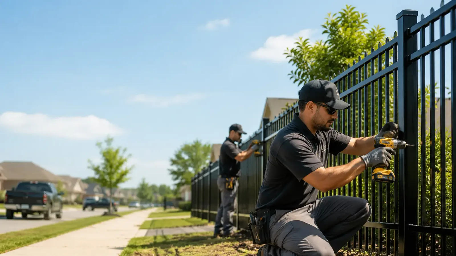 Metal Fence Installation in New Lothrop, MI